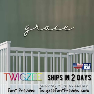 Custom Wood Baby Name Sign | Letter Wall Art | Kids Room Art | Wall Art for Nursery | Baby Name Sign | Kids Room Decor | Wooden Sign | USA