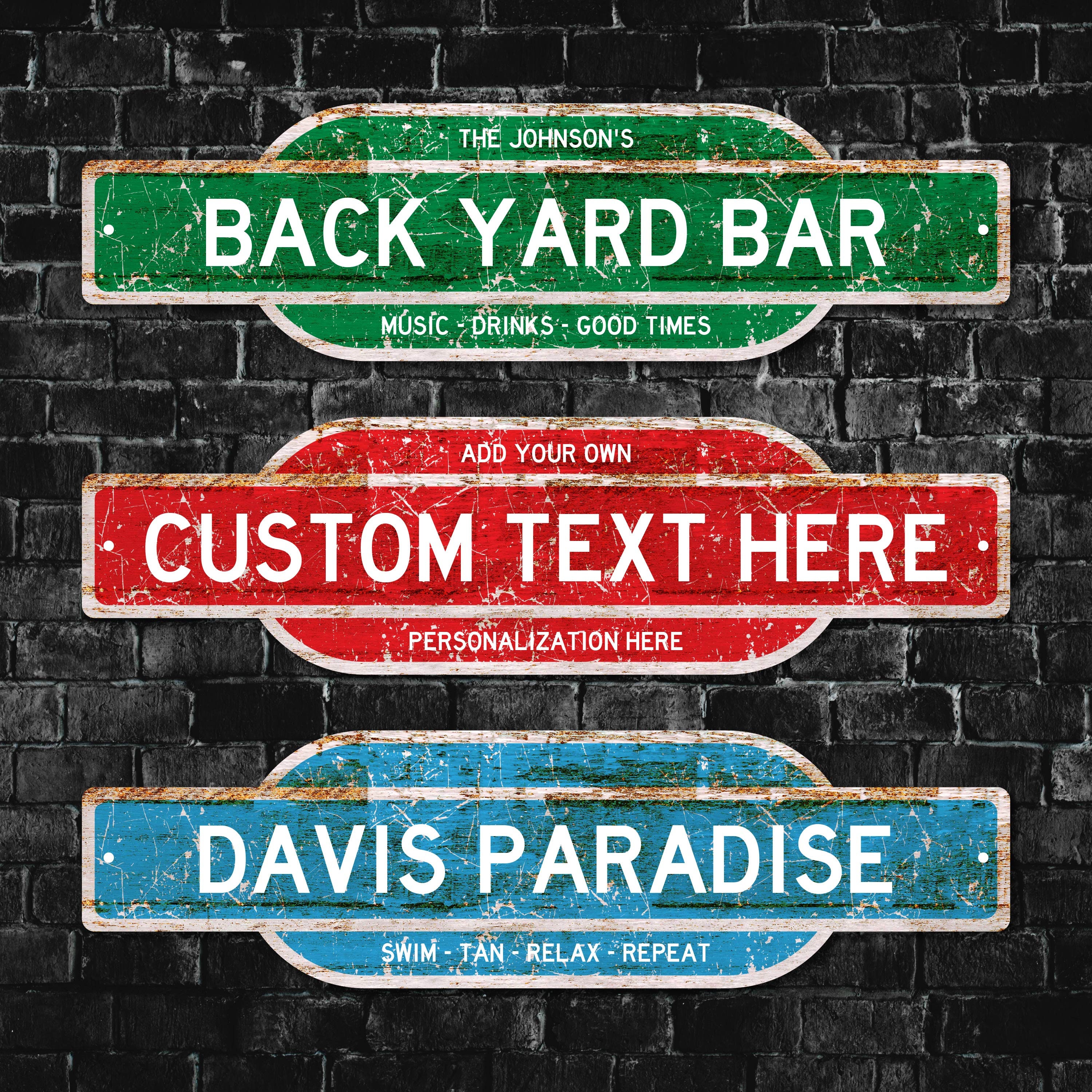Custom Road Signs I Personalized Road Sign I Custom Metal Street Sign I ...