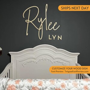 Custom Wood Baby Name Sign | Letter Wall Art | Kids Room Art | Wall Art for Nursery | Baby Name Sign | Kids Room Decor | Wooden Sign | USA