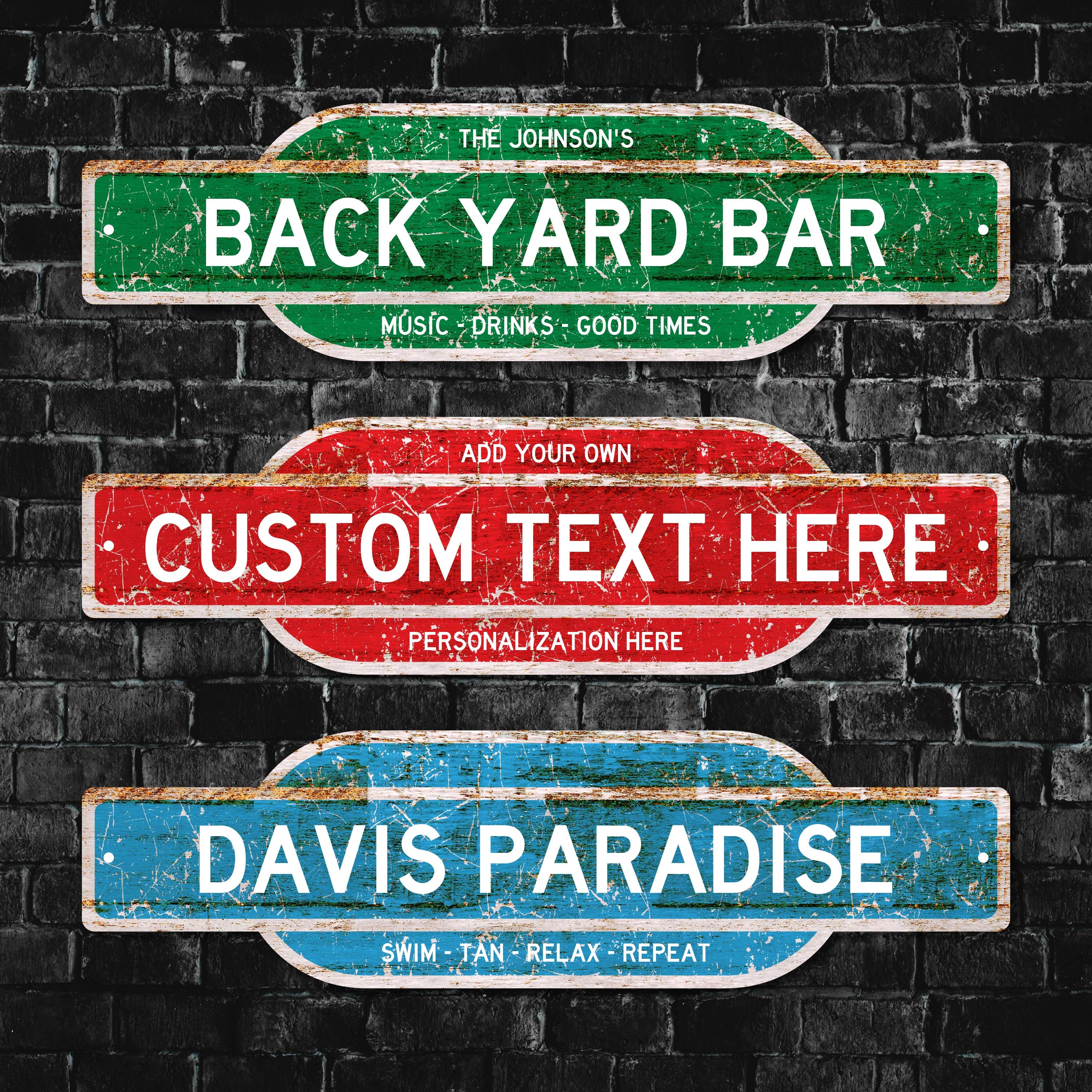 Custom Road Signs I Personalized Road Sign I Custom Metal Street Sign I ...