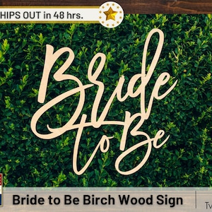 Bride to Be Wood Sign, Mr & Mrs Wood Sign, Wedding Sign, Wedding Backdrop, Wedding Decorations