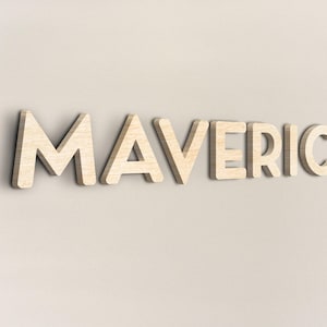 Custom Wood Baby Name Sign | Letter Wall Art | Kids Room Art | Wall Art for Nursery | Baby Name Sign | Kids Room Decor | Wooden Sign | USA
