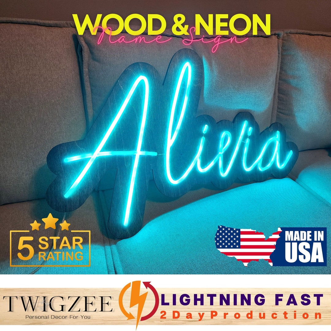 Custom Neon Sign Neon Bedroom Sign Neon Light Personalized Gifts