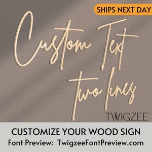 Custom Wood Text I Add Your Text I  Say What You Want I Wood Name Sign, I Wedding Backdrop, I Nursery Sign I Baby Shower Gift I Made In USA