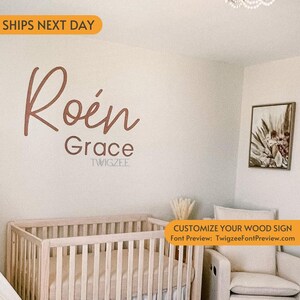 Custom Wood Baby Name Sign | Letter Wall Art | Kids Room Art | Wall Art for Nursery | Baby Name Sign | Kids Room Decor | Wooden Sign | USA