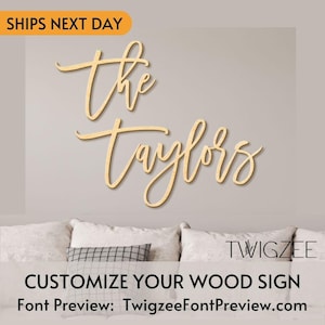 Family Name Sign, Wood Name Sign, Wedding Backdrop, Custom Wedding Decor, Rustic Wedding, Last Name Sign, Wedding Gift, Engagement Gift