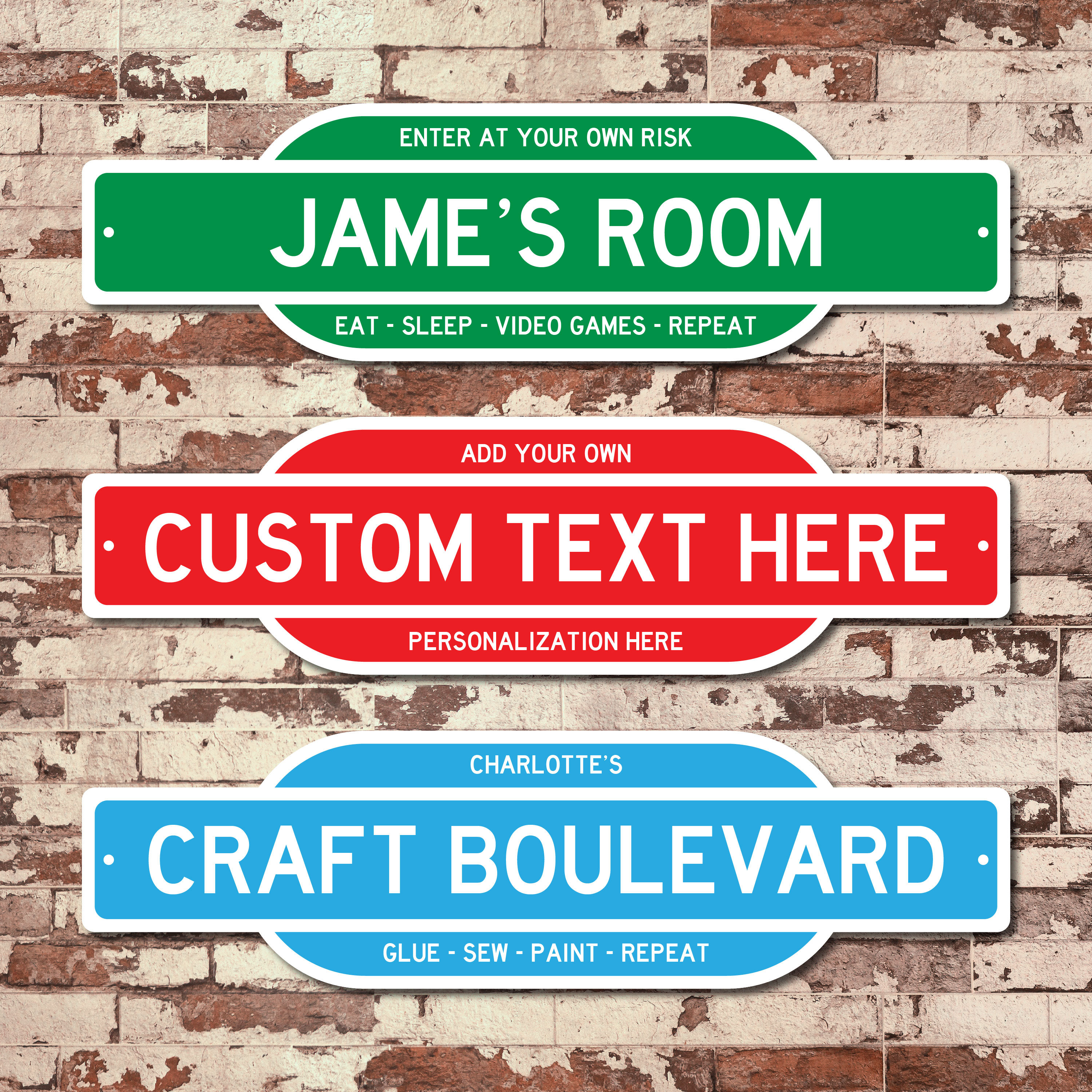 Custom Road Signs I Personalized Road Sign I Custom Metal Street Sign I ...