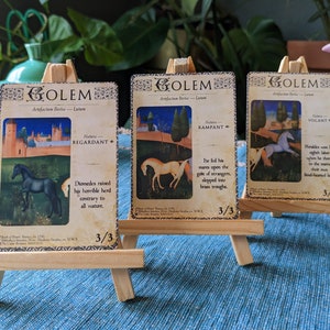 Bestiaire MTG : lot de 3 golems titaniques en triple