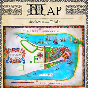 Bestiario MTG: Segnalino mappa (variante Manhattan)