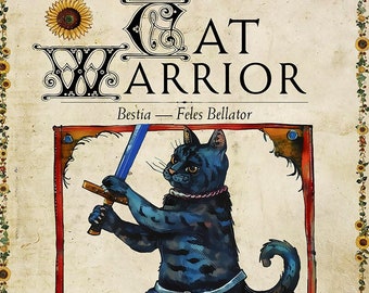 MTG Bestiary: W Cat Warrior token