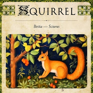 Bestiaire MTG : jeton écureuil (variante arbre fruitier)