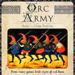 MTG Bestiary: Orc Army token