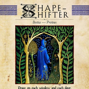 MTG Bestiary: Blå Shapeshifter-token