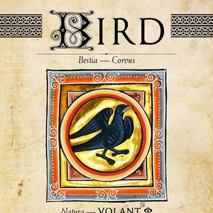 MTG Bestiary: vogelpenning (zwart)