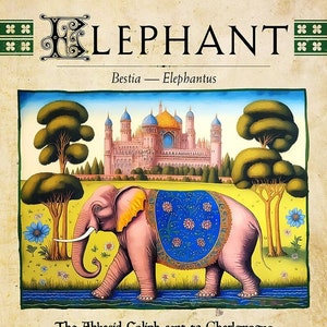 MTG Bestiarium: Elefant-Spielstein (Palast-Variante)