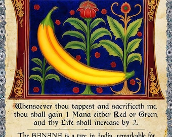 MTG Bestiary: Banana token (4 choices!)