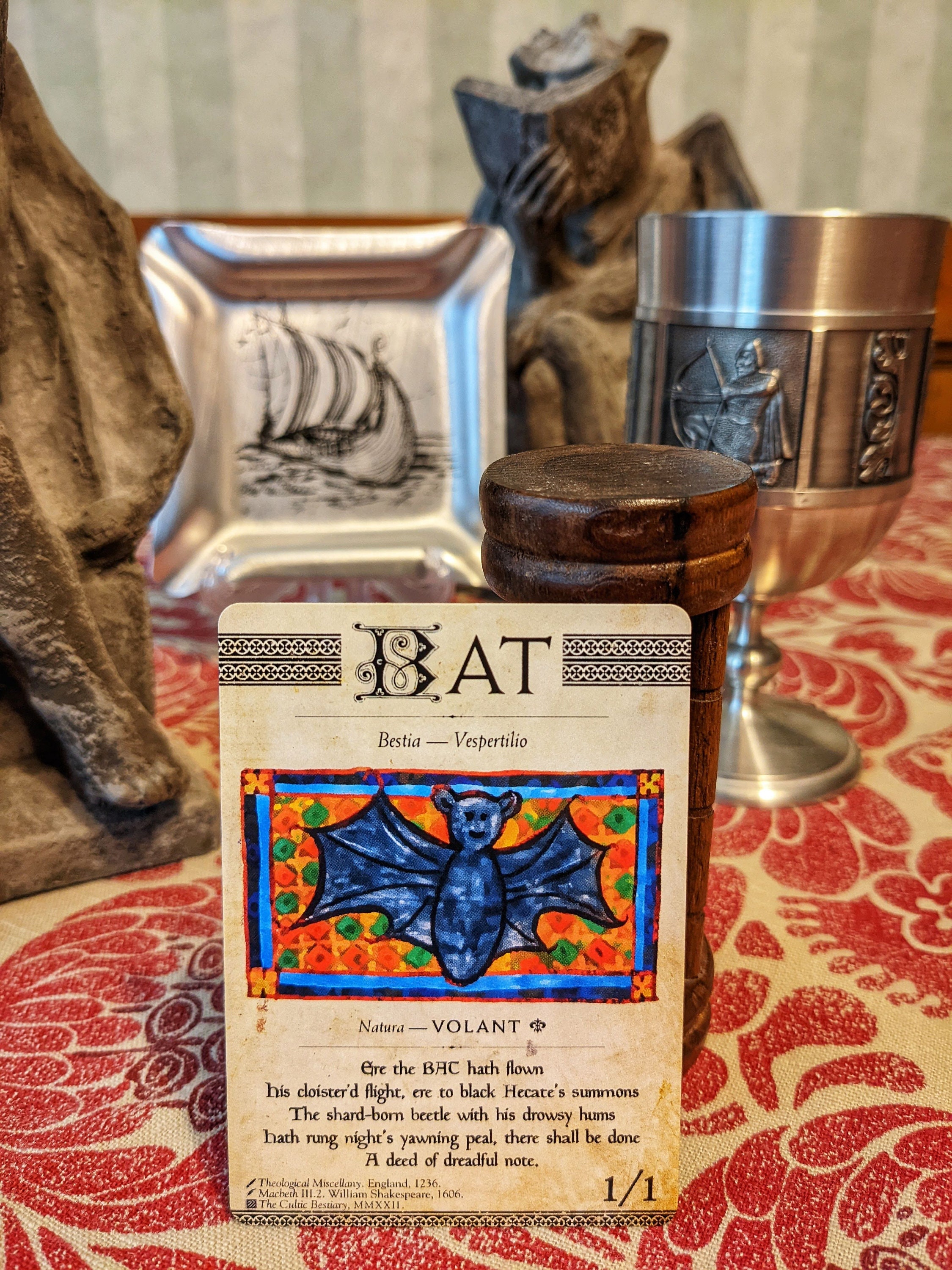 MTG Bestiary: Bat Token - Etsy