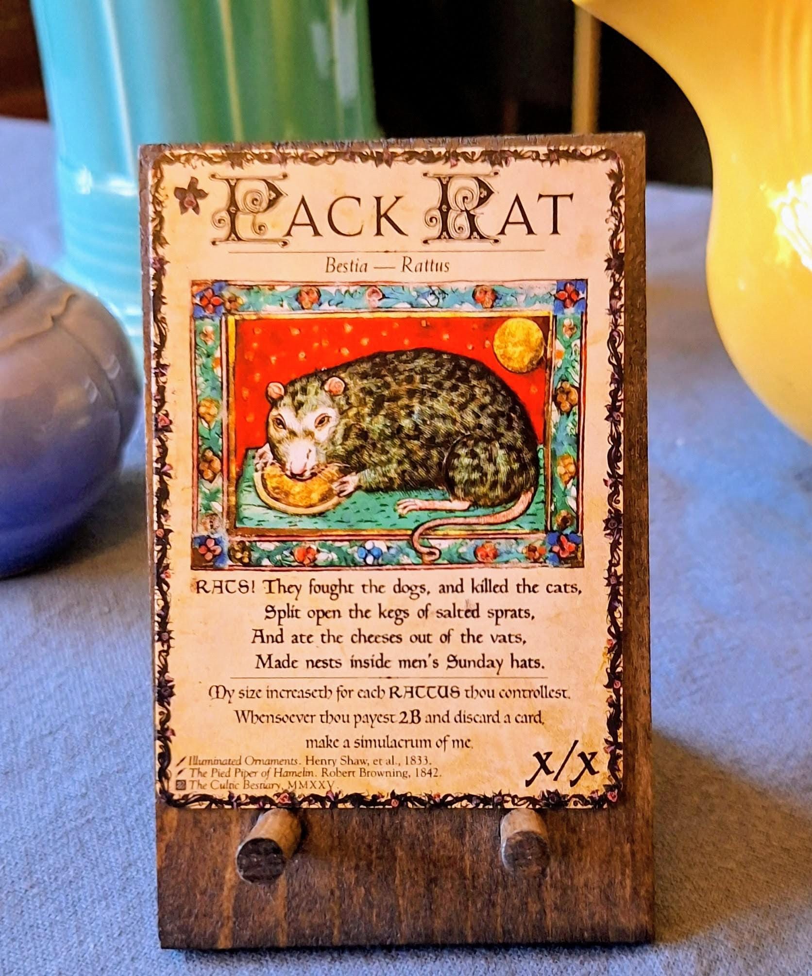 MTG Bestiary: Pack Rat Token (3 Choices!) - Etsy