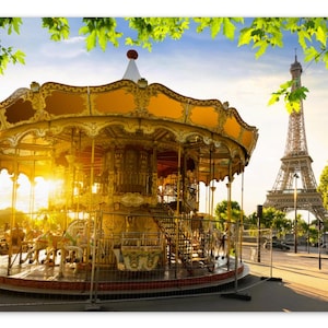 Ma carte, le carrousel de la Tour Eiffel au printemps !