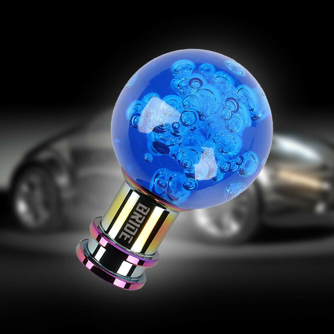 Bride crystal blue round ball shift knob for manual car racing Etsy