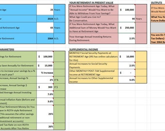 Retirement Savings Estimator