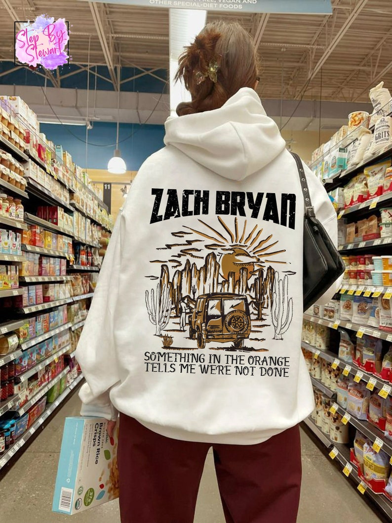 Zach Bryan Hoodie | Something In The Orange Sweatshirt | Western Sweater, Zach Bryan Fan Gift | Gift For Her | Country Music Shirt 