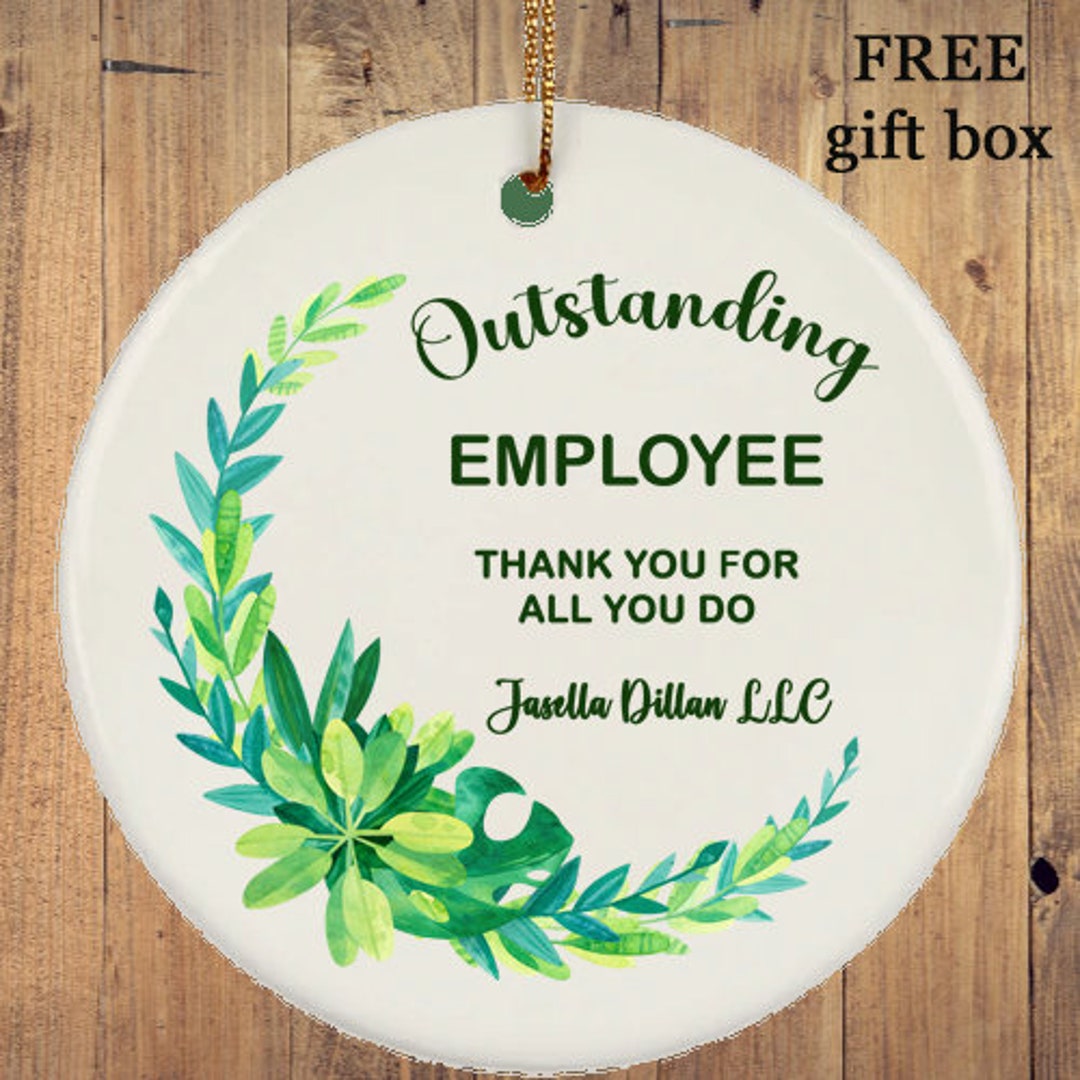 Gift for Employee Ornament Employee Appreciation Gift in Etsy