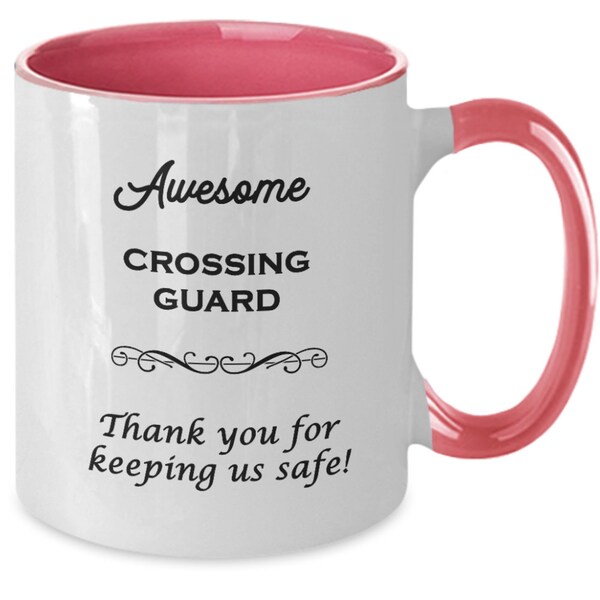 Crossing Guard Coffee Mug, Crossing Guard Tea Cup, Gift for Crossing Guard, Crossing Guard Appreciation, Present for Crossing Guard