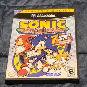 Sonic Mega Collection Nintendo GameCube Game Case Hedgehog 1 2 3 Games Cube  SEGA