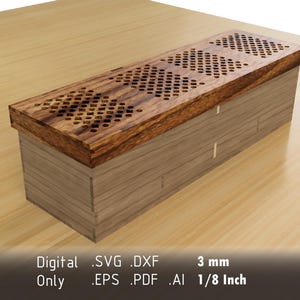 Fancy Tea Bag Organizer - Laser Cut Vector Files for Tea Lovers