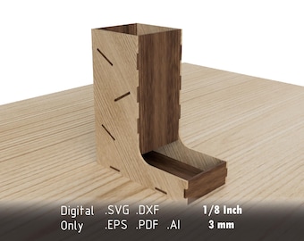 Laser Cut Dice Roller - Vector Pattern for Laser Cutting - dxf, ai, pdf, svg