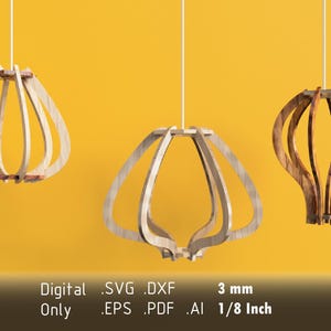 Air Plant Wall Hangers - Unique Vector Files for Small Plant Art - Laser Cut Designs - dxf, svg, pdf, eps, ai