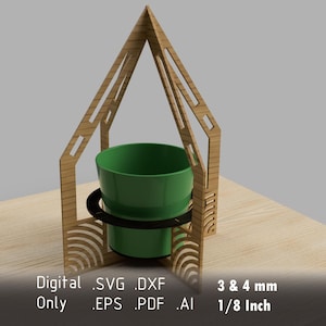 Wycinane laserowo dodatki do doniczek PAPAJA i LIMEPEPPAR z Ikei