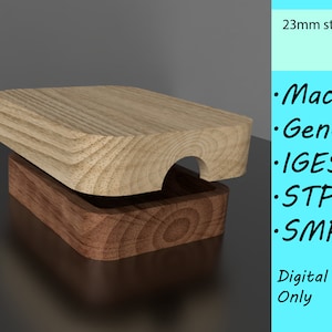 Ręcznie robione drewniane pudełko na karty do gry - pliki do obróbki CNC i model 3D