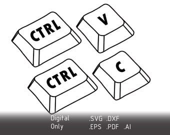 Twin Shirt Prints - Matching Designs for Identical Twins - Vector Files for Laser Cutting