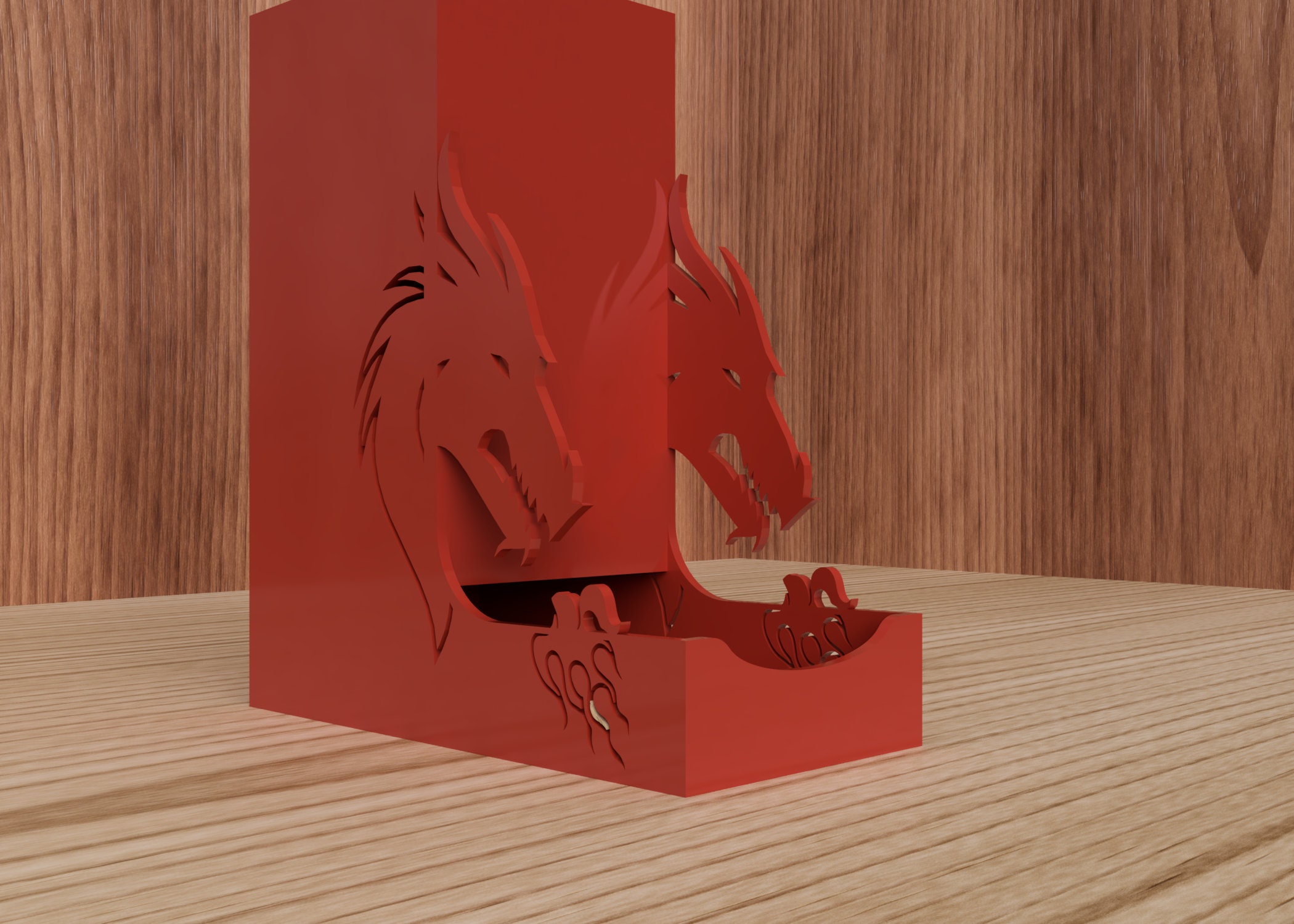 Laser Cut Dragon Dice Roller Dungeons and Dragons Accessory Etsy