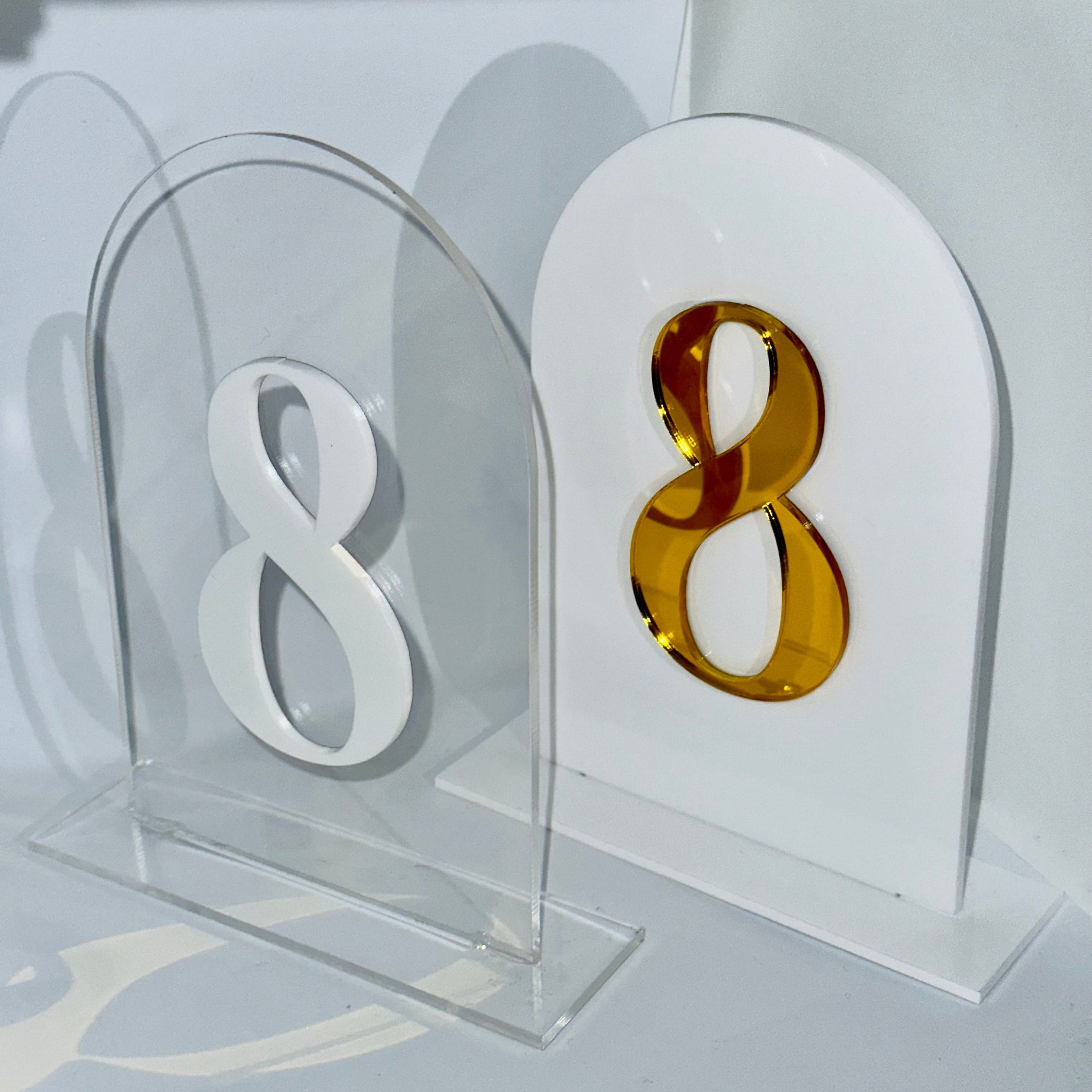 Arch Table Numbers | Table Numbers | Acrylic Table Numbers Arch Table Numbers | Table Numbers | Acrylic Table Numbers