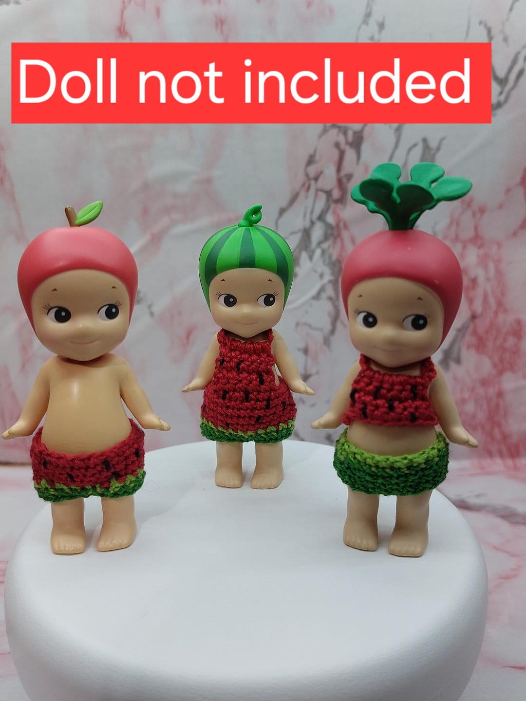 Traje de sandía de Sonny Angel México