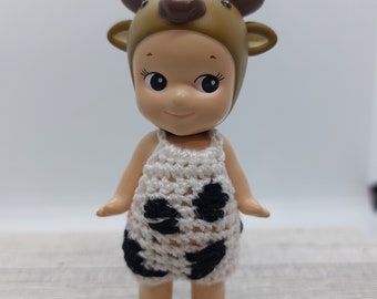 Cow print Sonny Angel outfit