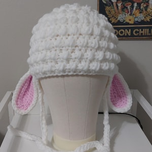 Crochet Lamb Hat
