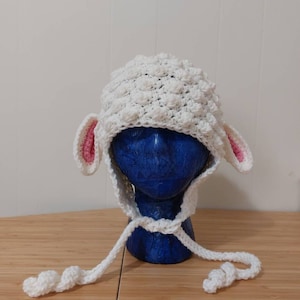Crochet Lamb Hat