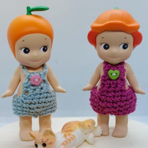 1 pc Sonny Angel button overalls