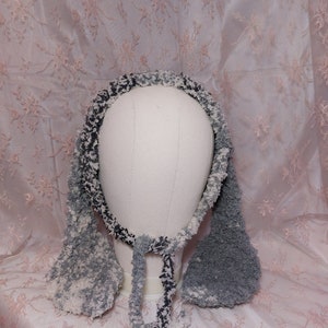 Fuzzy long bunny ear earmuff ear warmer