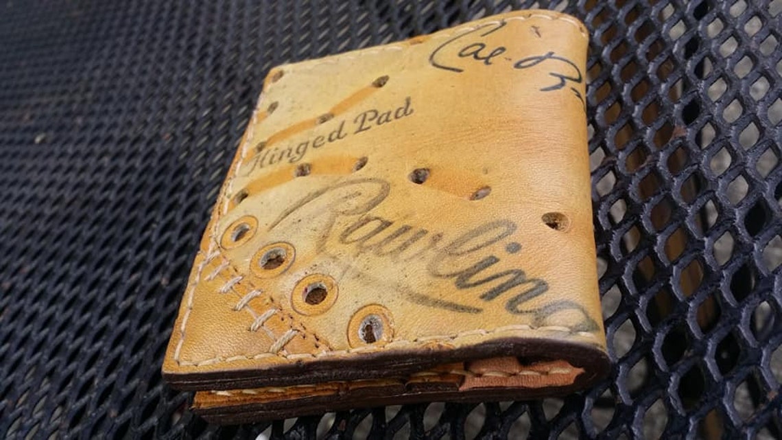 Custom baseball glove wallet Etsy