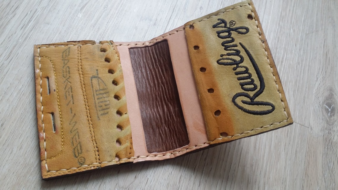 Custom baseball glove wallet Etsy
