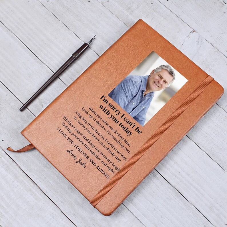 BeauGift Memorial Gifts for Loss of Wife Leather Journal, Sympathy Gifts for Loss of Wife Bereavement Gift, Wife Memorial Remembrance Gift-Those We Love Don't Go Away, In Memory of Loved One