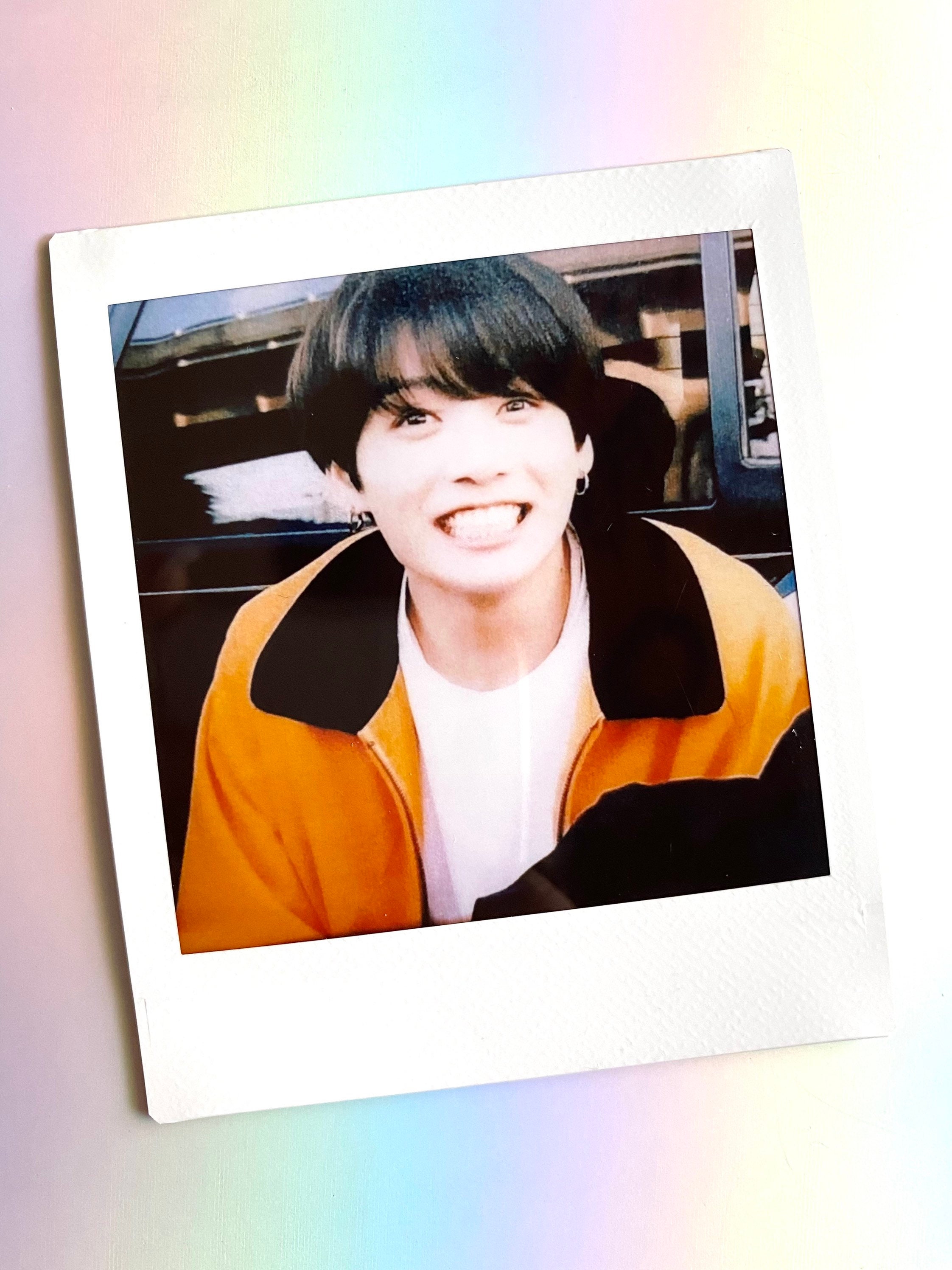 Smiley Jungkook Polaroid - Etsy