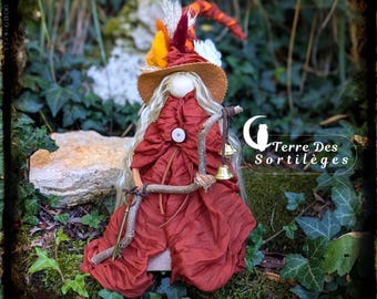 Priestess of Mabon &quot;Eloween of the Golden Leaves&quot; gratitude harvest celebration gift idea wicca hoodoo natural magic meditation well-being