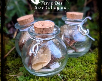 Spell jar lunar connection witch bottle gift idea magic witchcraft wicca hoodoo well-being personal development