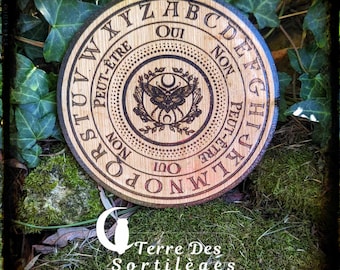 Tray for wooden pendulum &quot;Butterfly&quot; 15 cm dowsing Oui Ja divination natural magic esotericism hoodoo wicca gift idea poplar